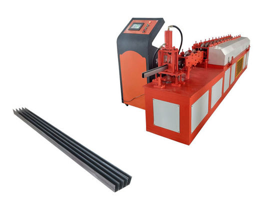 Steel Side Guide Rail Roller Shutter Door Roll Forming Machine Size 5.6*1.2*1.5m