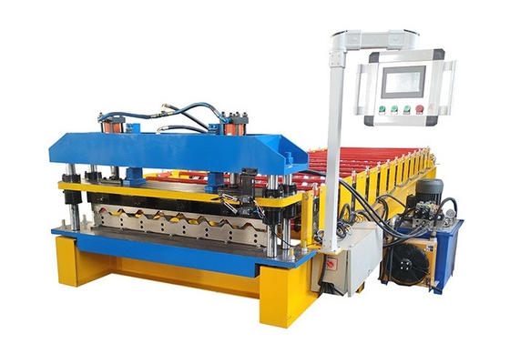 Trapezoidal Color Steel Roof Sheet Roll Forming Machine Automatic